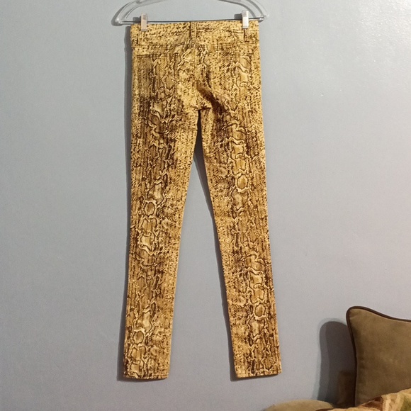 Tory Burch women's tan and brown snake print pants size 24 worn once and… - Picture 10 of 17